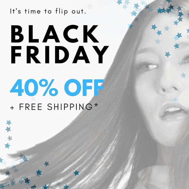 🎁🎁🎁That's right friends, we're celebrating #blackfriday right! 40% OFF select flat irons, dryers and brushes until 11/25! Plus FREE SHIPPING on all order $100+! #bestdeals #hairsales #flatironsale #giftsonsale #professionaltools #prostylingtools #