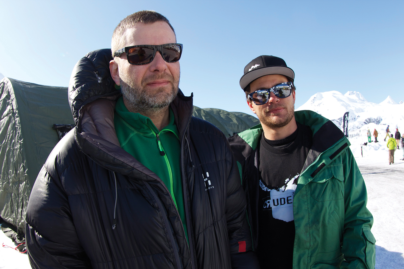 Tailgate Alaska founder Mark Sullivan and Crude contributor Dustin Huebner