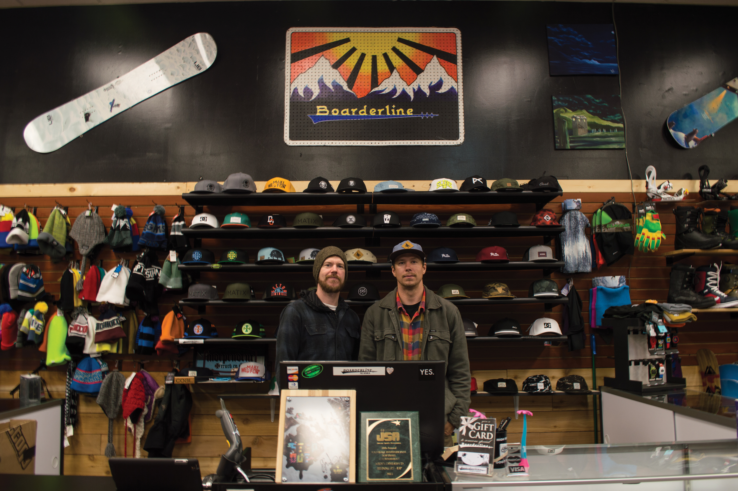 Deez and Jake at Boarderline Legacy in Juneau