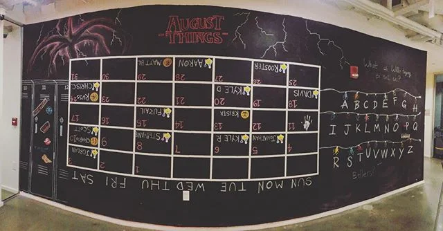 Went a little extra on the #storable calendar this month. #domore #theupsidedown thanks for helping me bring my idea to life @stph @hollyarleneburns 🙌🏻