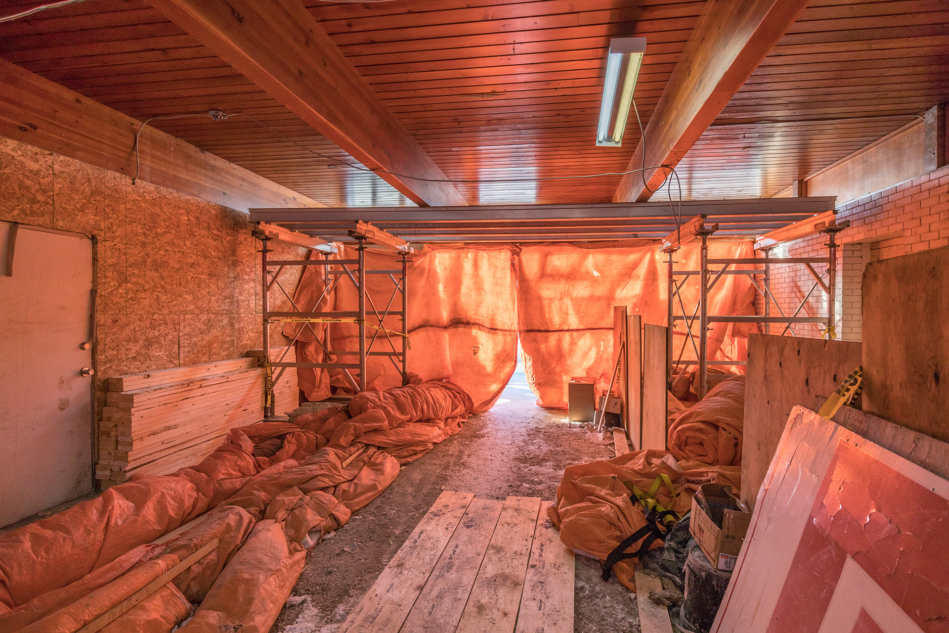 Phase 1 underway - interior
