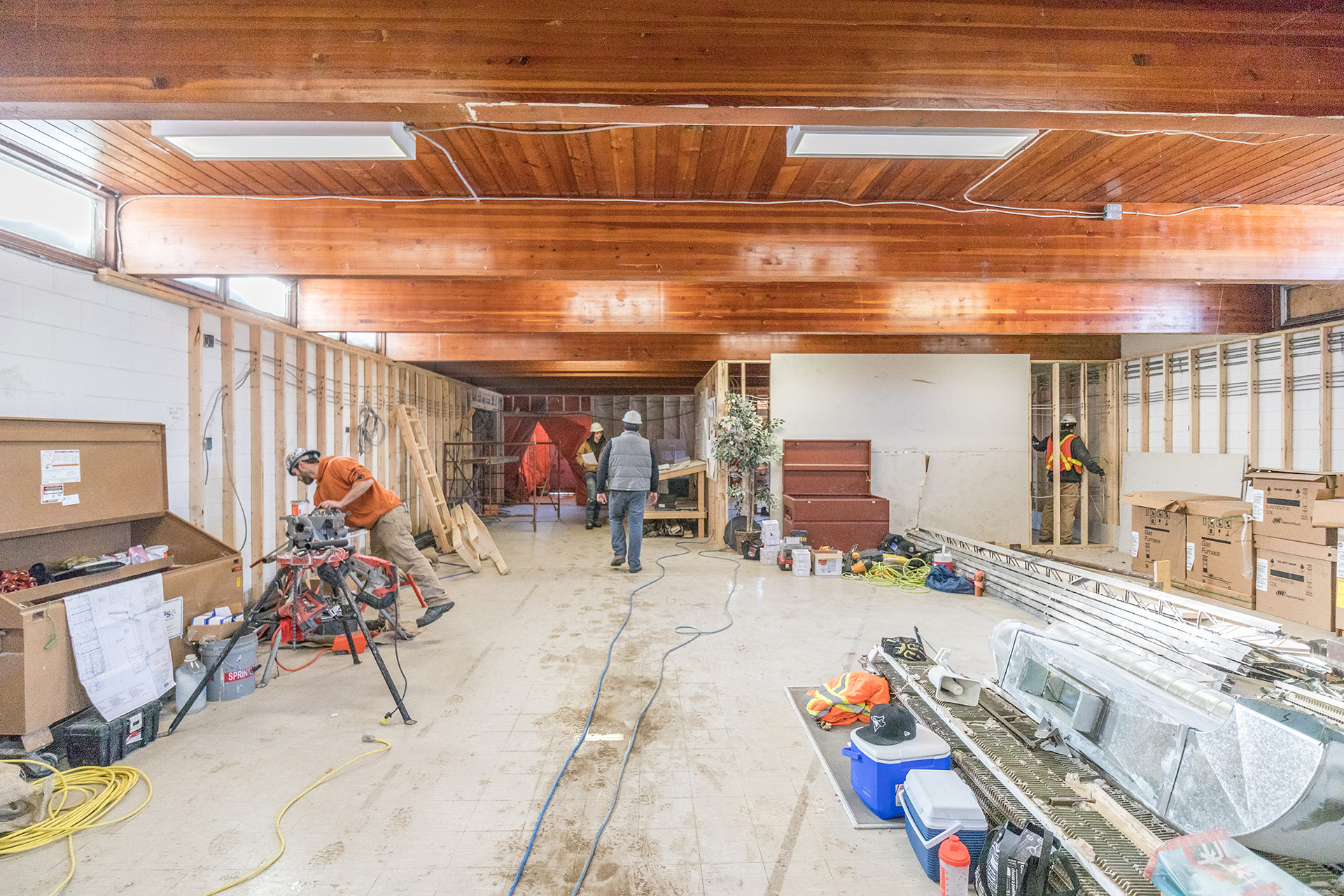 Phase 1 underway - interior