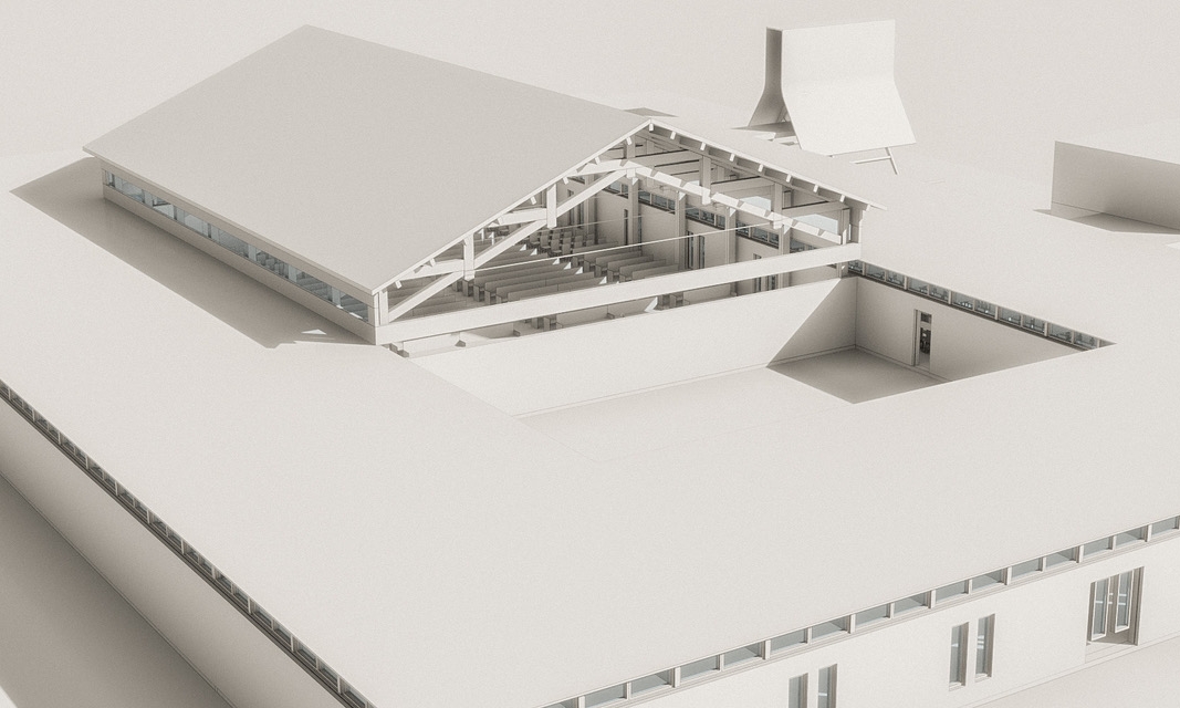 Preliminary courtyard option