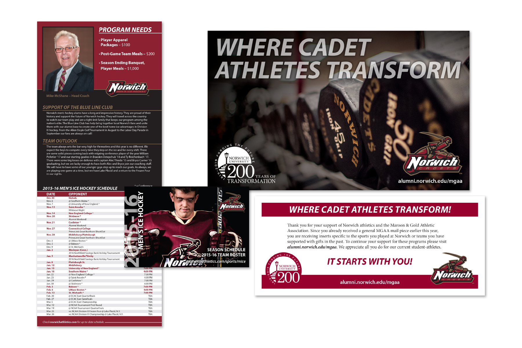 Norwich University / Maroon & Gold Athletic Association Appeal