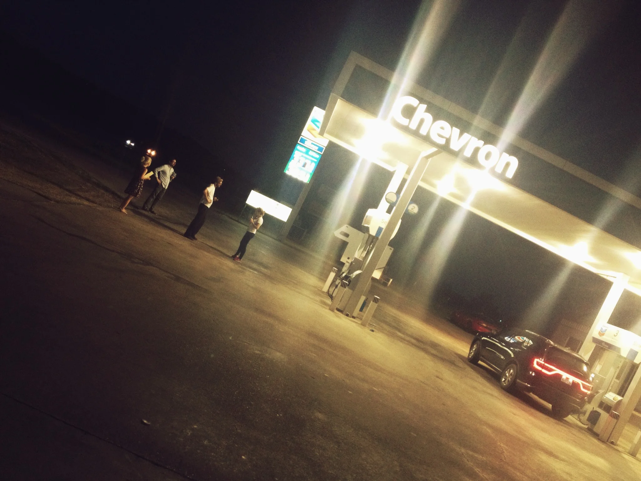 Night scouting just outside of Smithville, TX