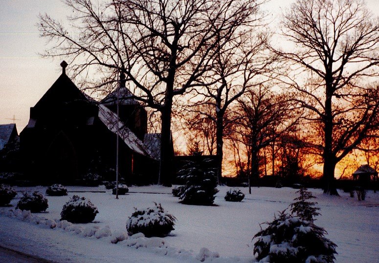 Such a beautiful winter sunset...and more snow to prove we get snow