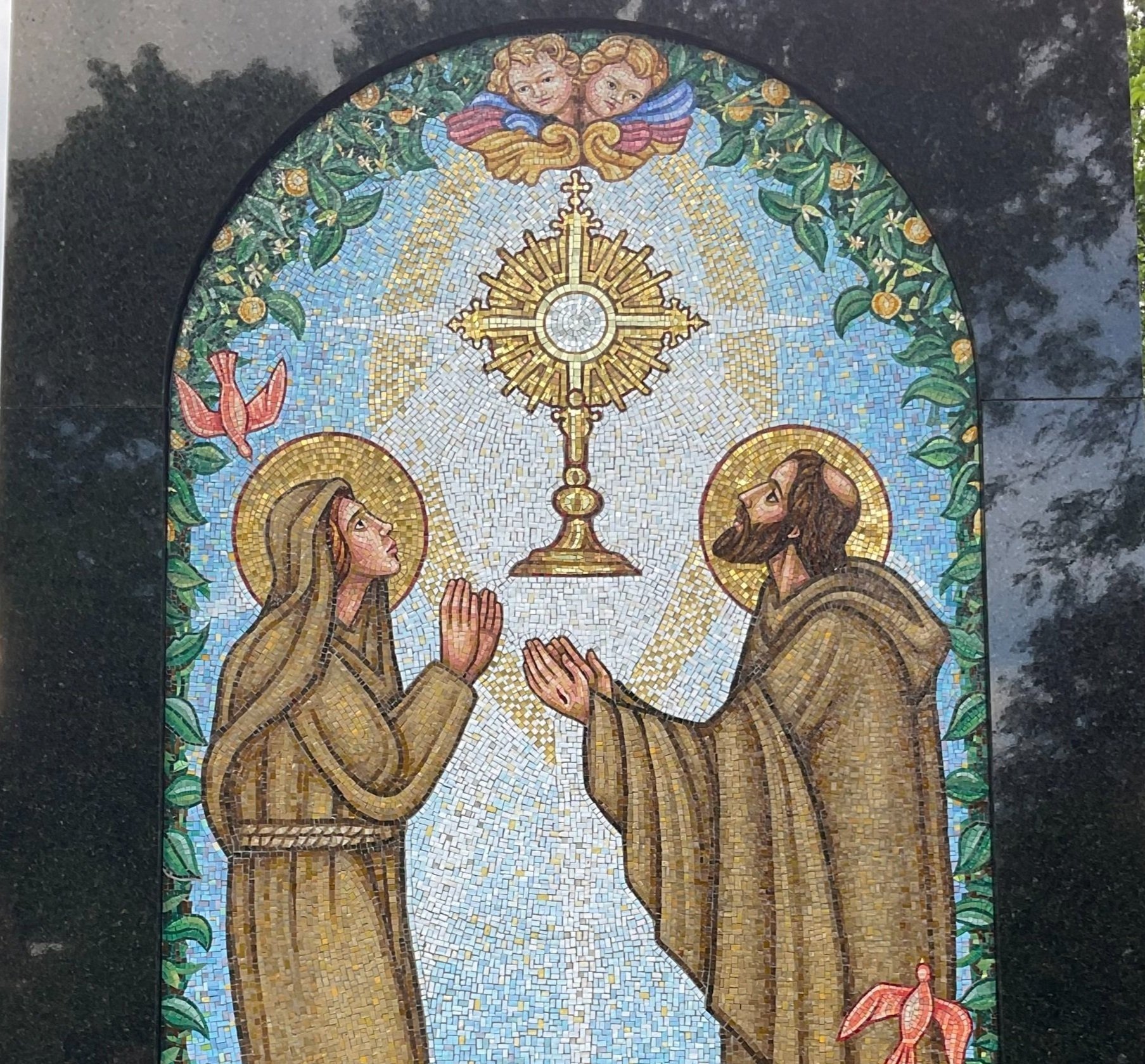 Our Mosaic for the end of our Rosary Walk