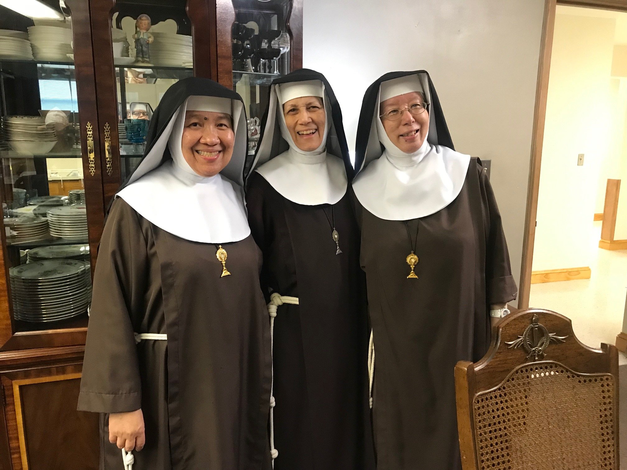 Mother Mary Gertrude and Srs. Mary Magdalen and Marie Dominique