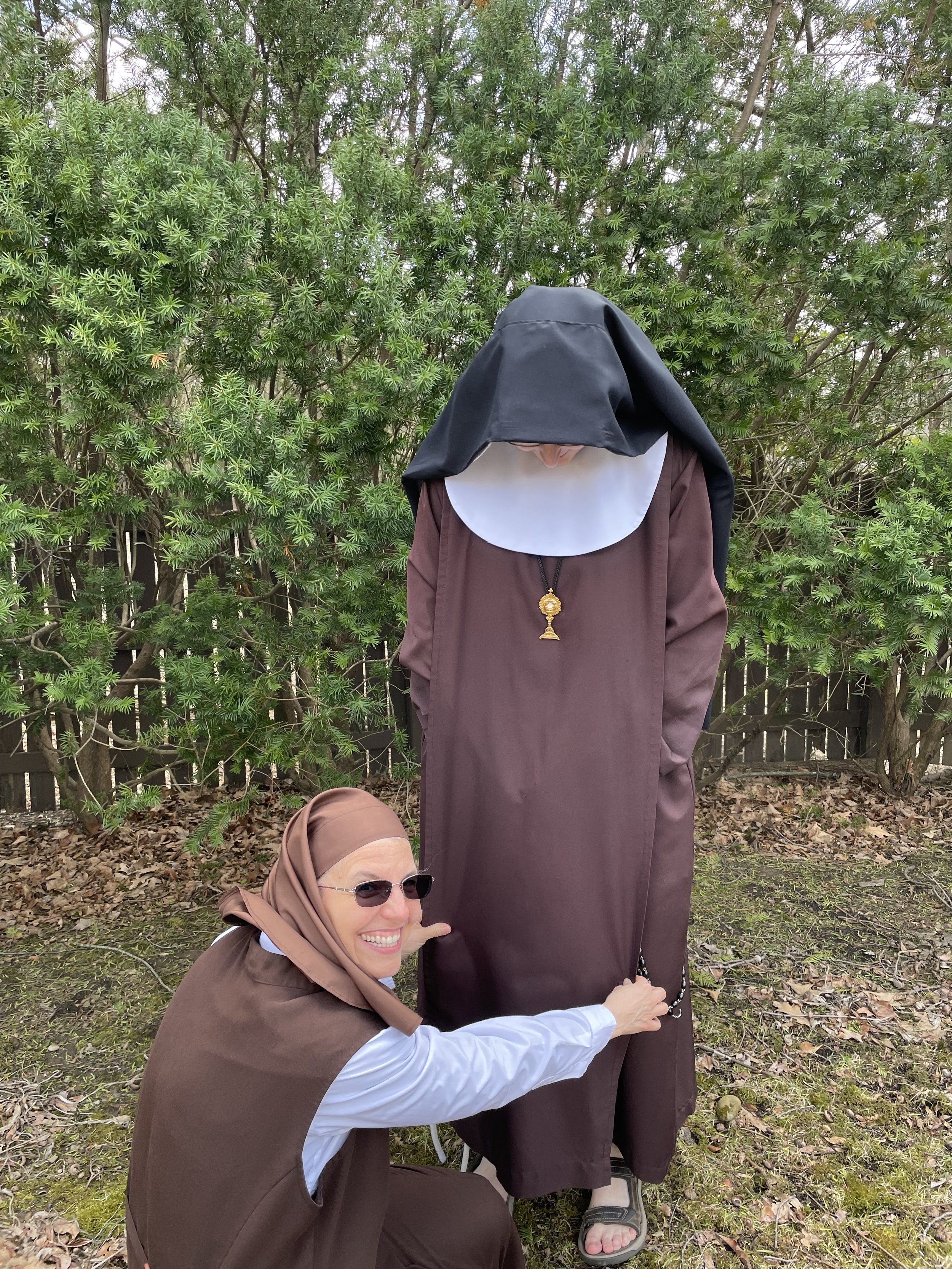 Even Nuns-to-be do silly things to get good pictures