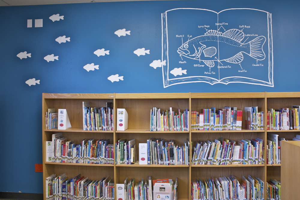Cedar Creek Elementary library, Westlake