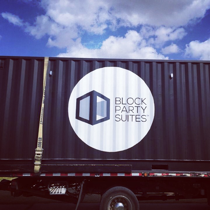 Block Party Suites shipping container, mobile