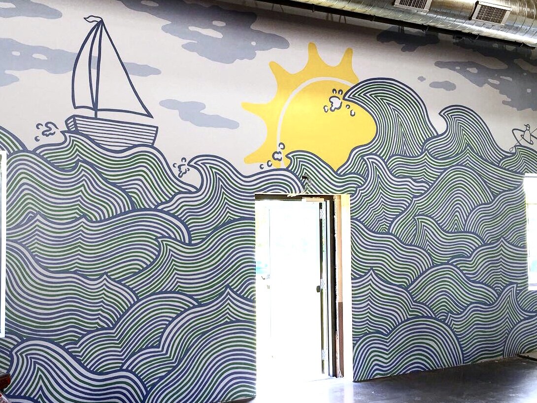 Five Shores Brewery Mural, Beulah MI