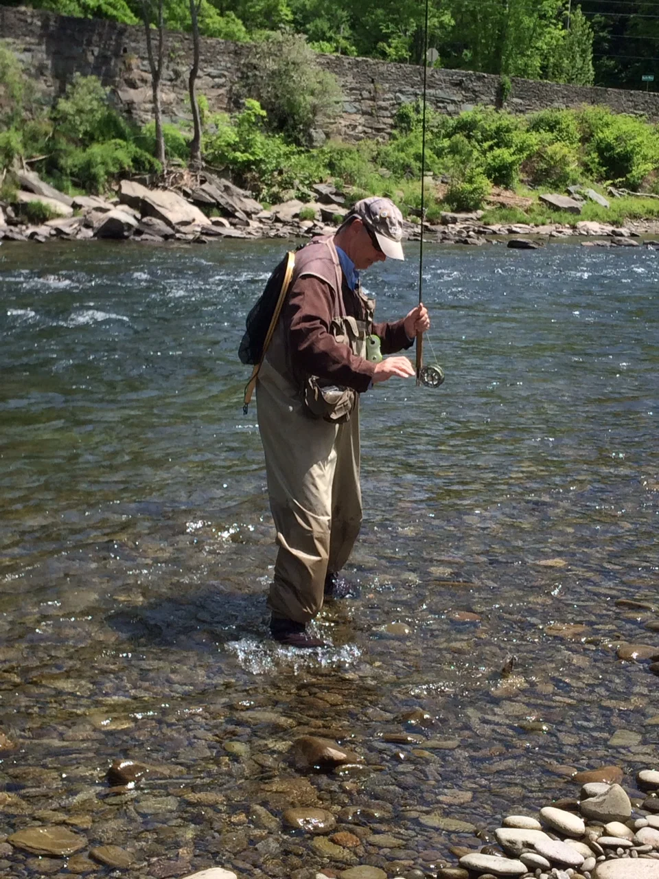 Success comes in many different sizes. One of many slot browns on the hook.