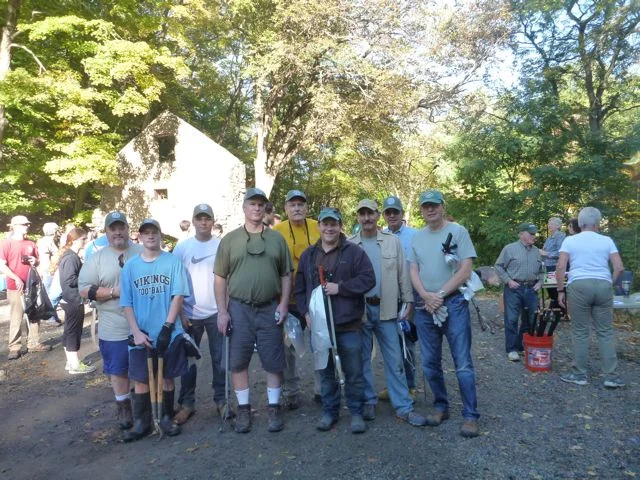 The clean up crew. We had a great turnout.