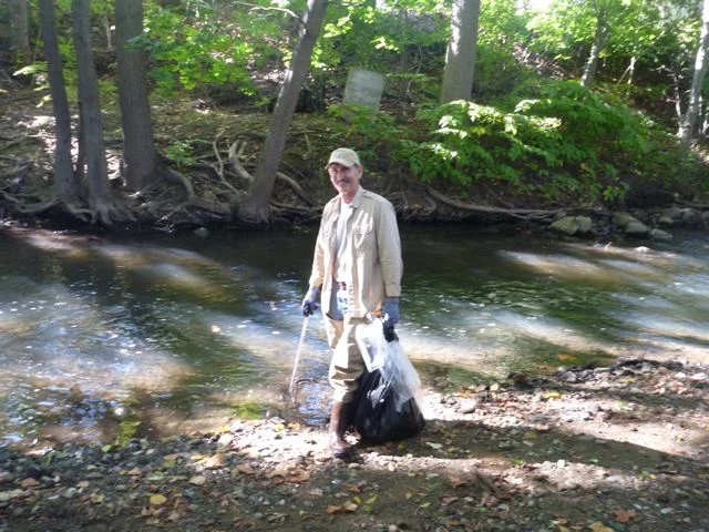 There still seemed to be a good flow to the Whippany, even after so many weeks of no rain.