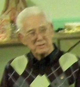 Jim Baker at the Hacklebarney Christmas Meeting in 2010.