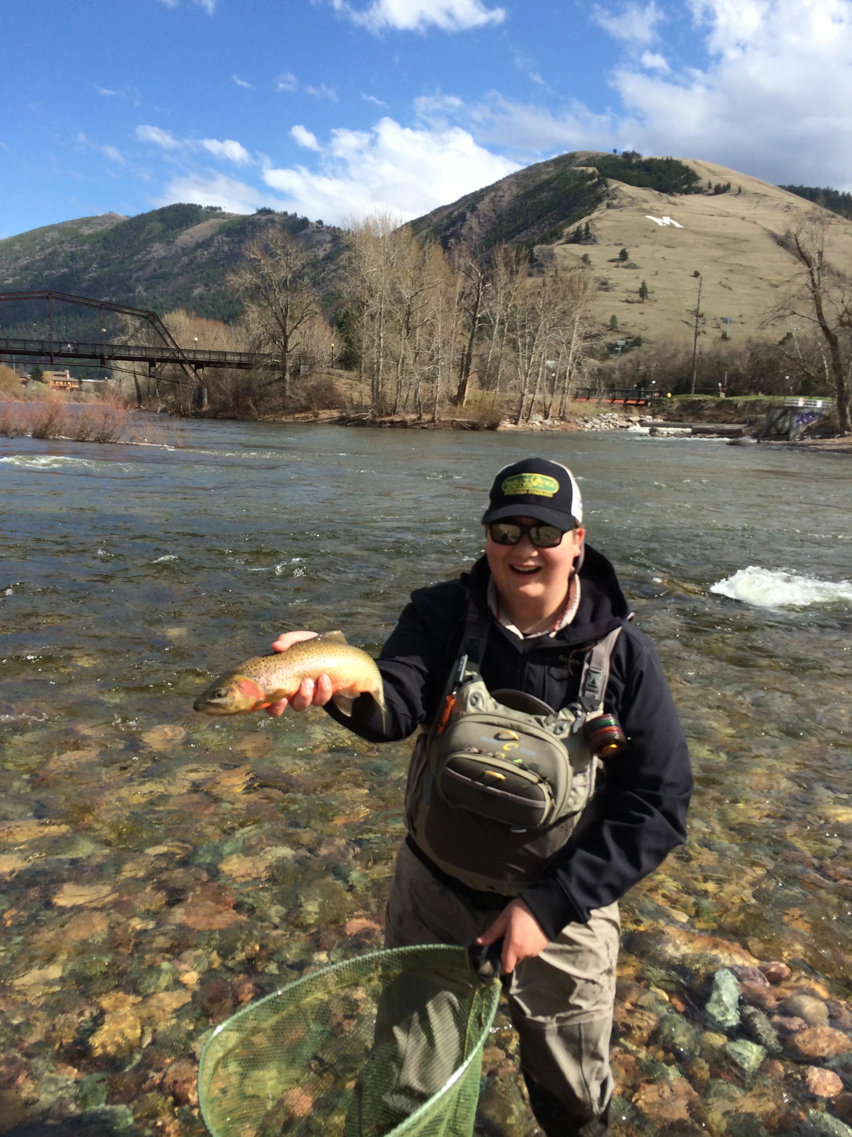 Alex on his Hacklebarney sponsored trip to the youth conference in Wyoming.