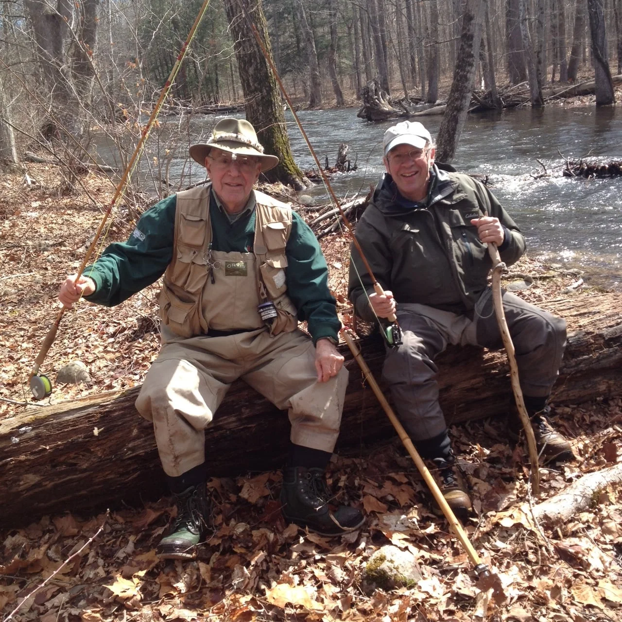 John out fishing with Rich Tullo on what must have been a glorious day.