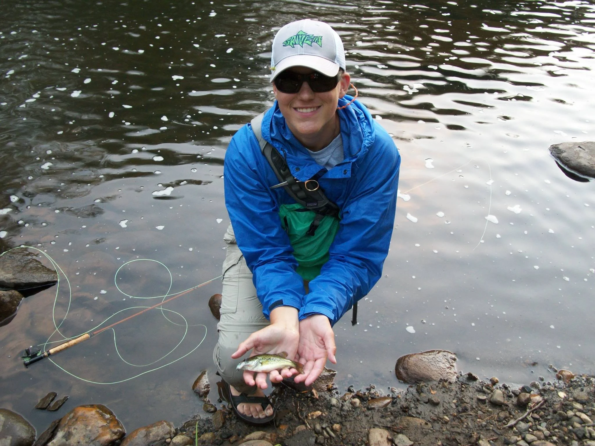 Erich trying out his luck for warm water species.