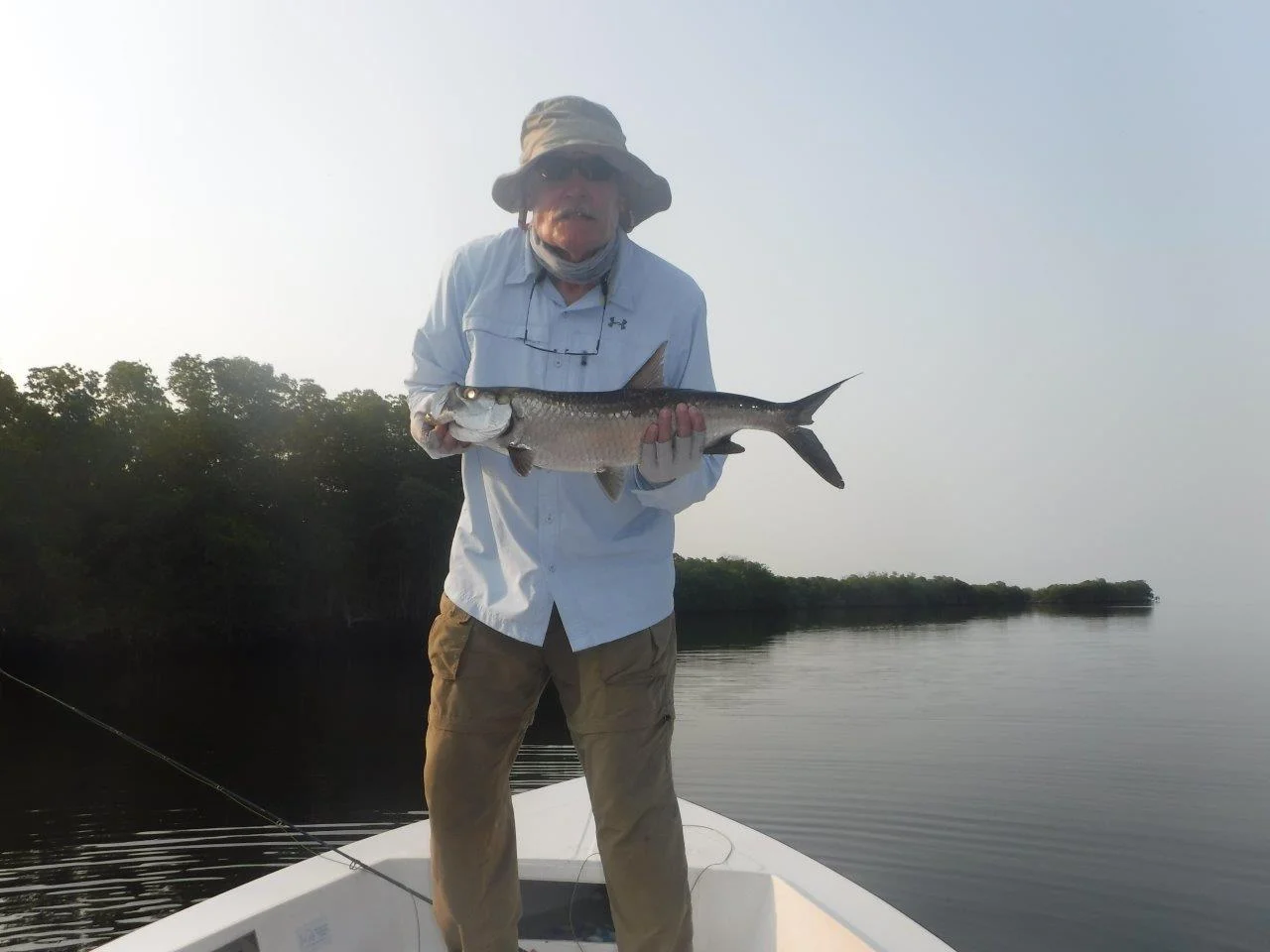 Cliff Behrens, president of Hacklebarney Tarpon Unlimited in Campeche, Mexico.