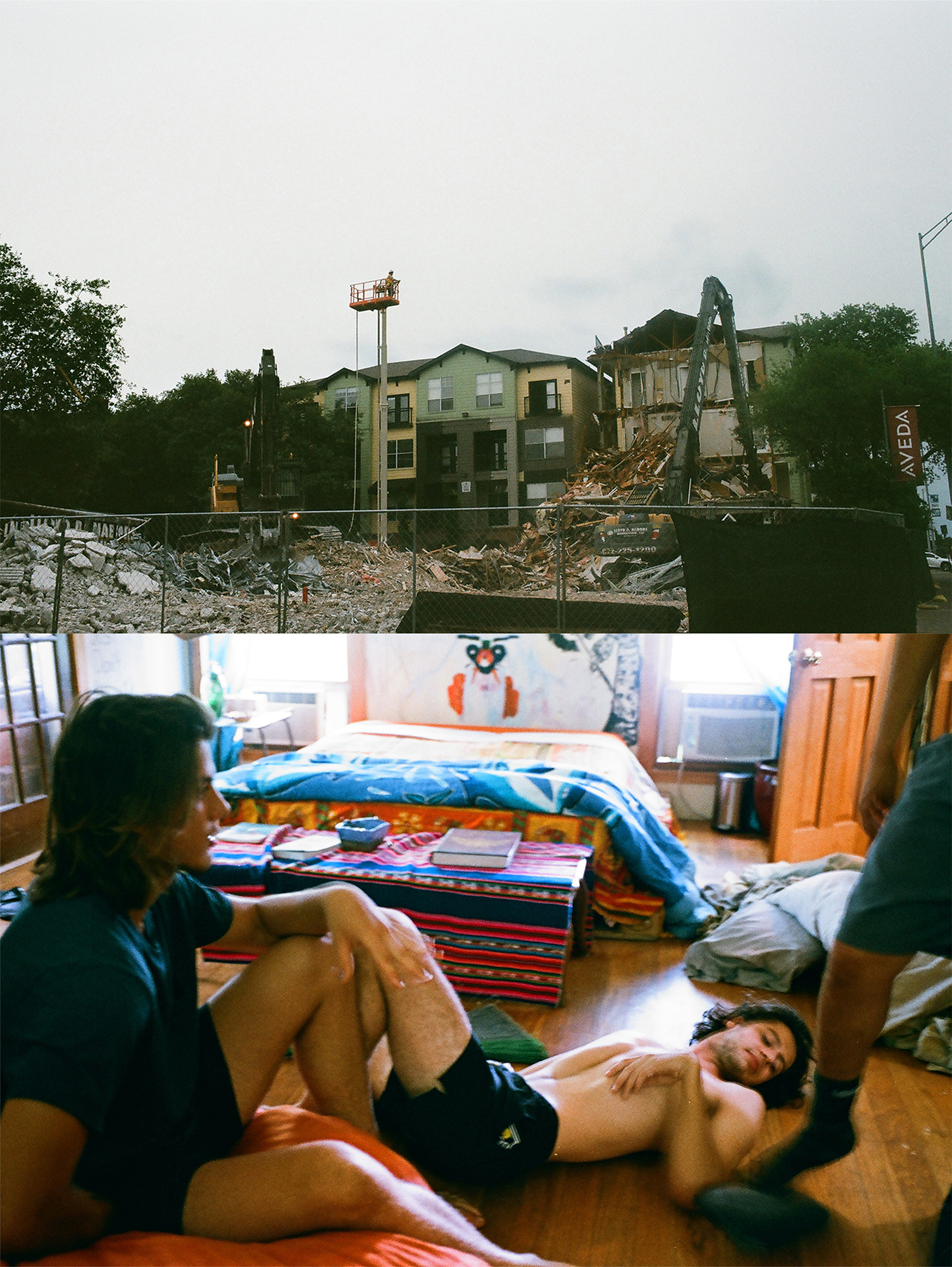The trajectory of growth I see in Austin I see in my friends and myself. Sometimes we feel stuck between thinking forward and looking backward. We're in our twenties but still children. The city is fluid and adaptive, it transitions and alters itself every day just as we do, though this progression is not without loss.