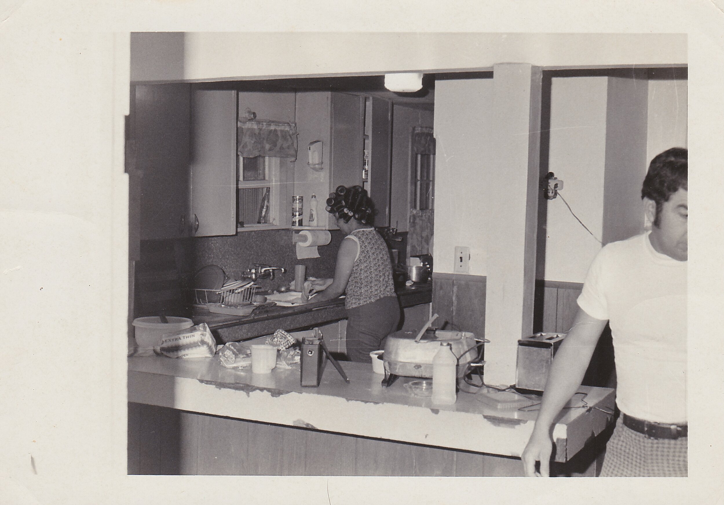 Megan's Grandparents in the Kitchen (circa mid 1970's)