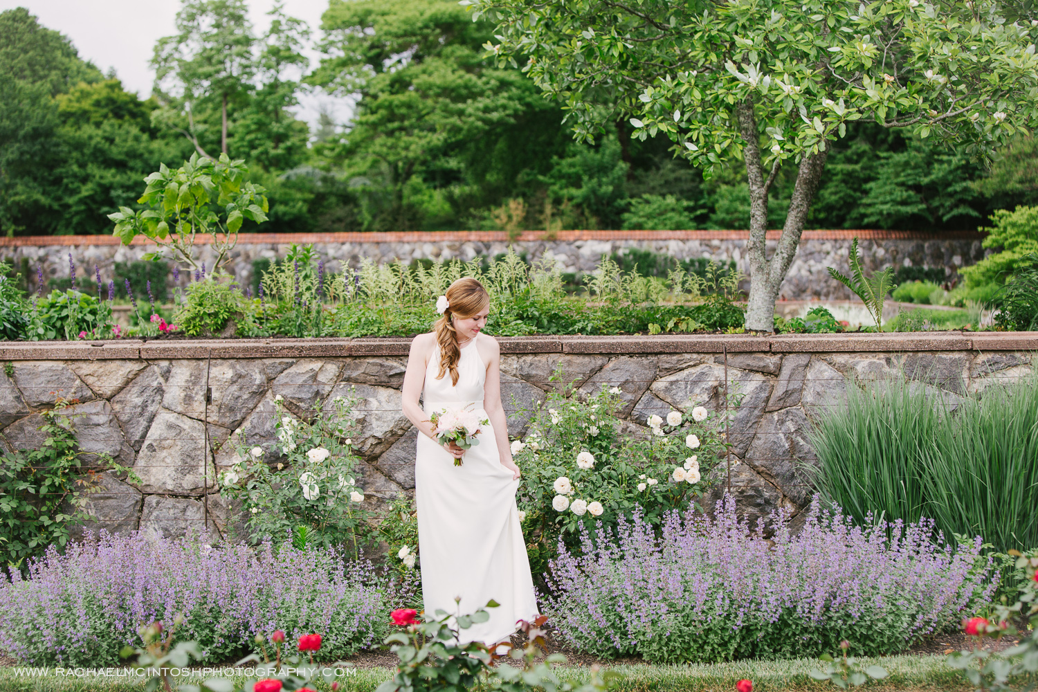Biltmore Wedding Asheville NC - First Look in Rose Garden-14.jpg