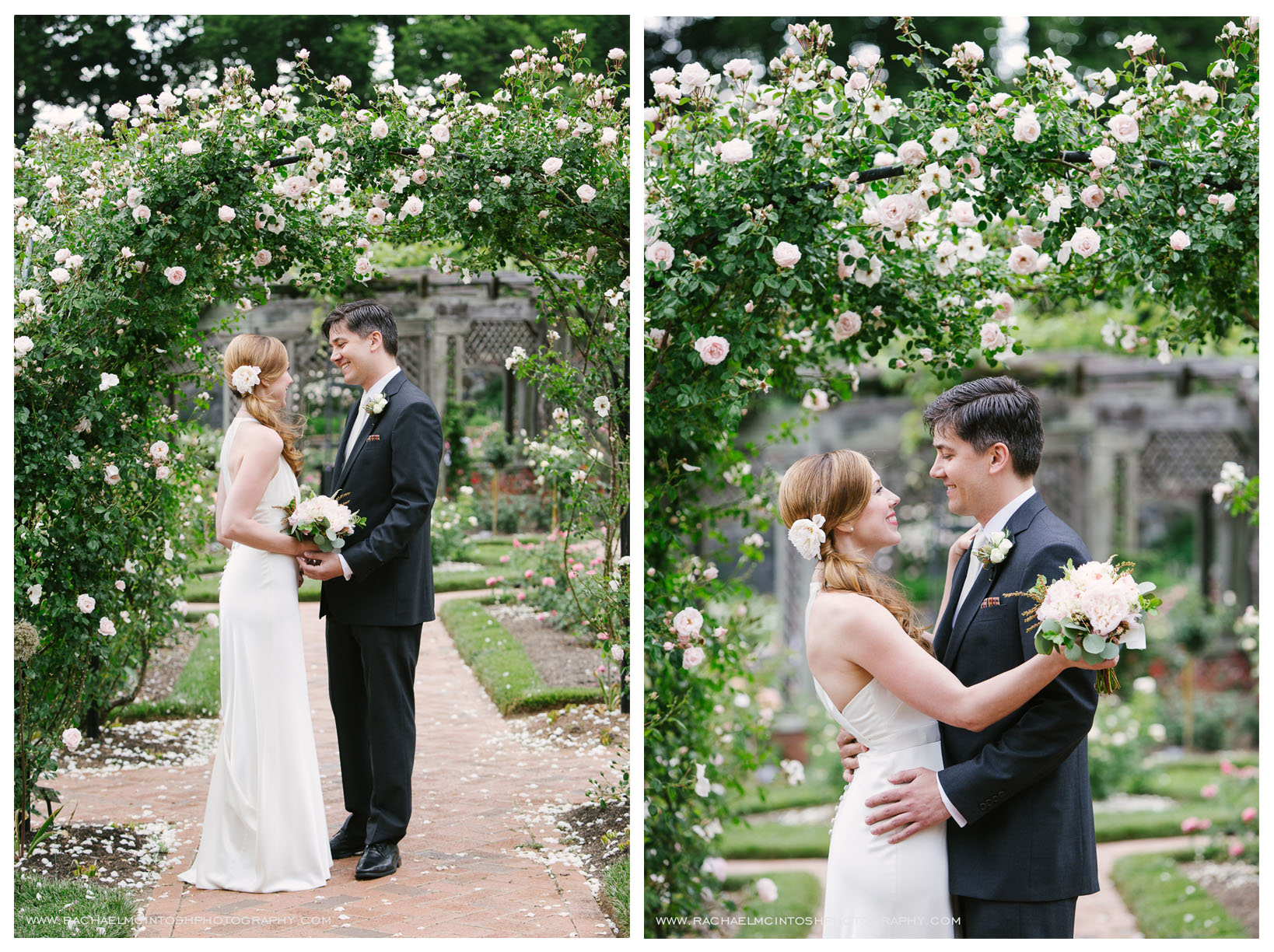 Biltmore Wedding Asheville NC - First Look in Rose Garden-35.jpg