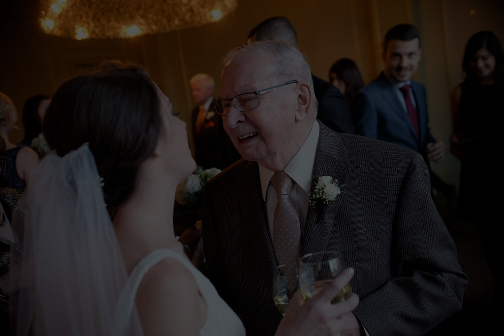  'My grand-papa and I always had a strong bond. I spent many summers when I was young in Chicoutimi with him and my grand-maman. It meant so much to me that he made the trip for our wedding in October, especially knowing he didn’t like to leave the c