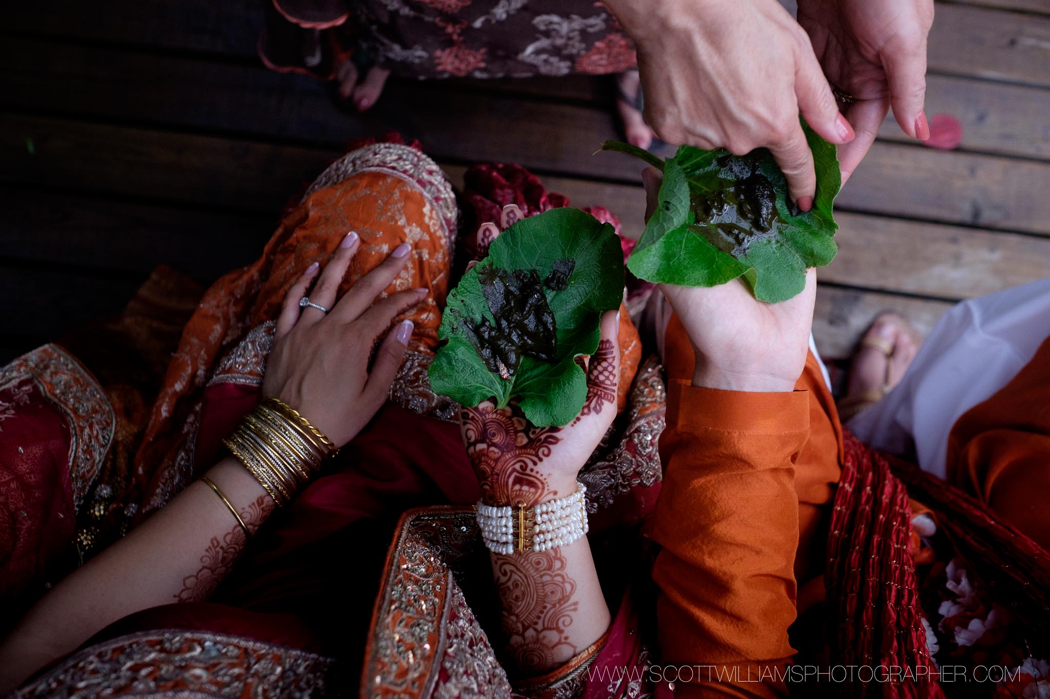 A detail photograph from a backyard wedding ceremony in Burlington, Ontario. 