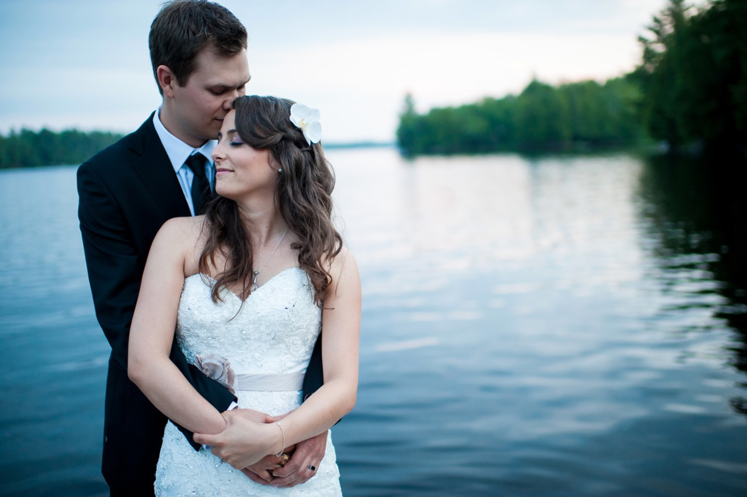 muskoko wedding portrait