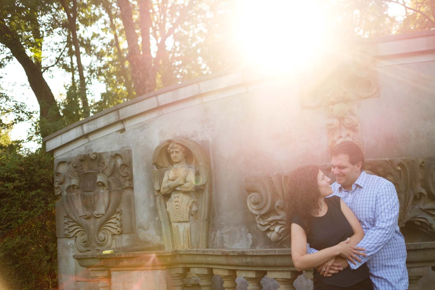  A picture from Jenny + John's autumn engagement session at the Guild Park in Toronto.&nbsp; 