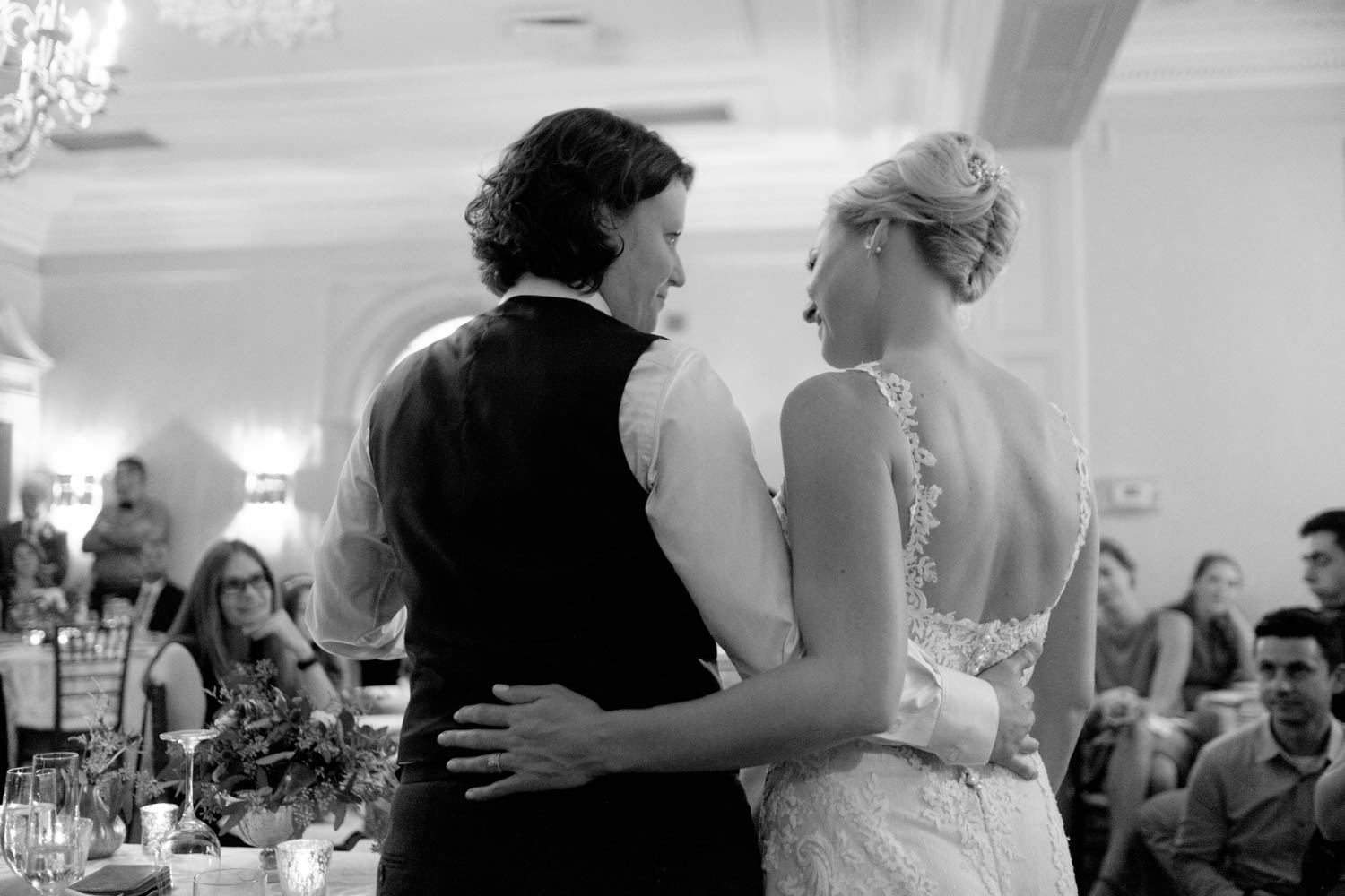  a wedding image from a sam sex wedding at Graydon Hall in Toronto.&nbsp; 