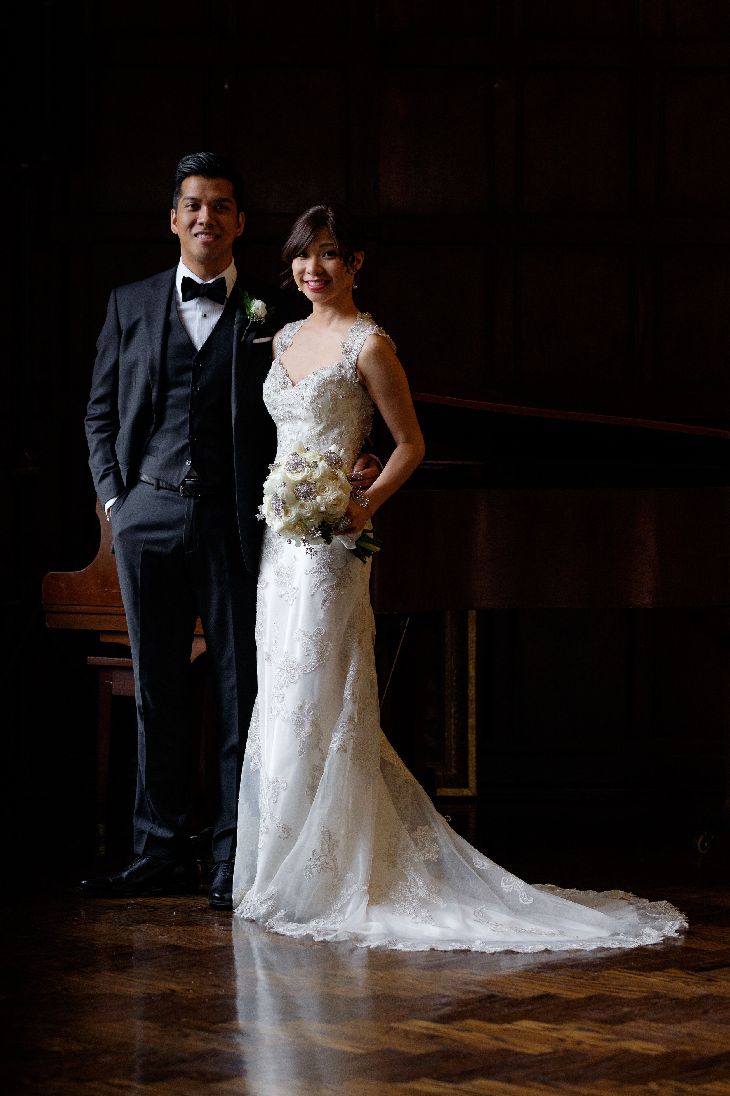  I love a good, classic wedding portrait with some nice window light.  This one is from Haidee + Martin's spring wedding at the Estates of Sunnybrook in Toronto.&nbsp; 