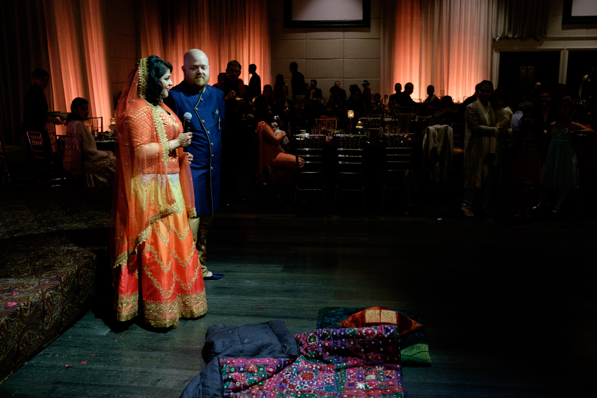  A photograph from Noor + John's mehndi ceremony at the Grand Luxe Event Boutique in Toronto.&nbsp; 
