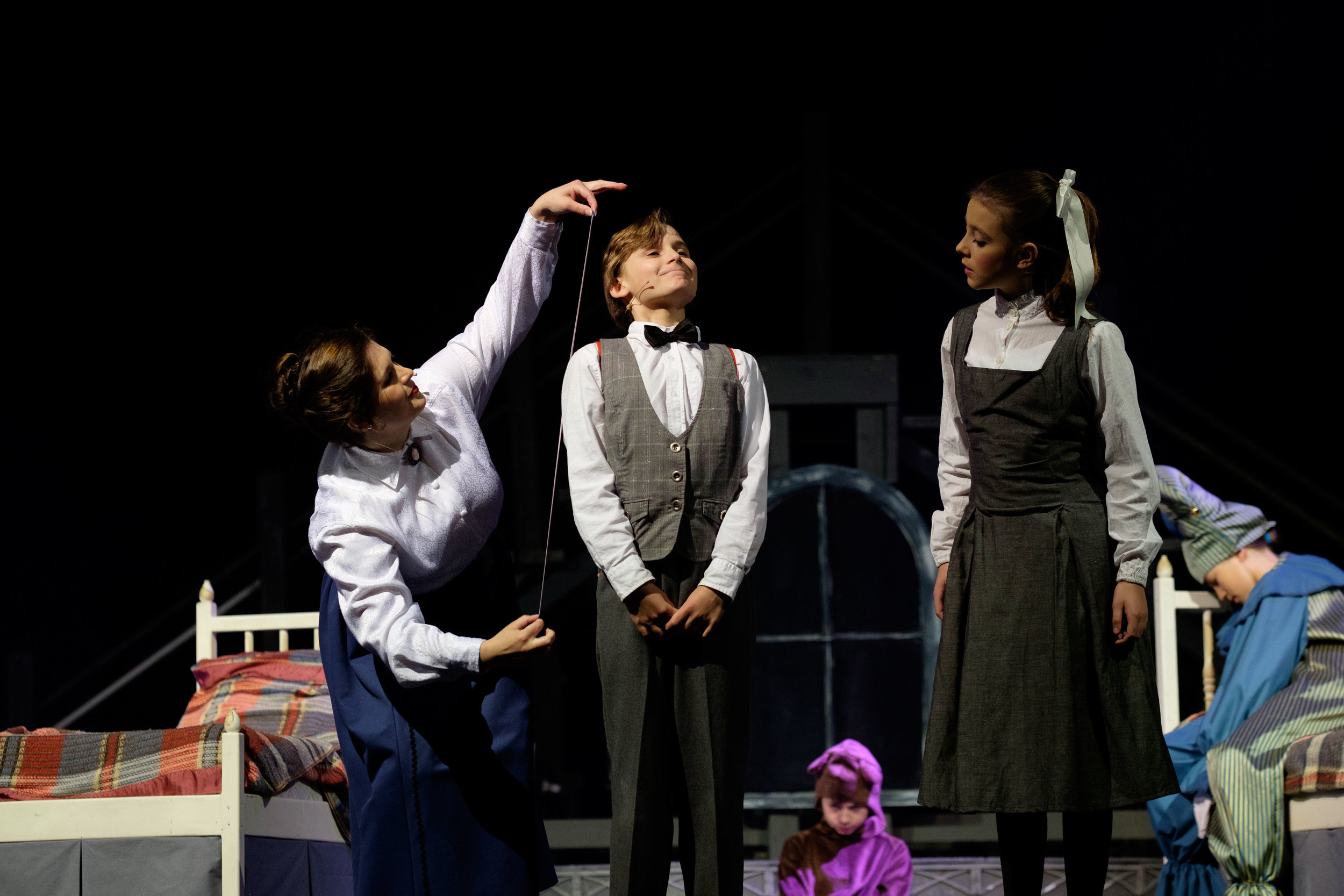  A theatre production photograph by Scott Williams of the stage production of Mary Poppins by The Community Players of New Hamburg in Ontario, Canada. 