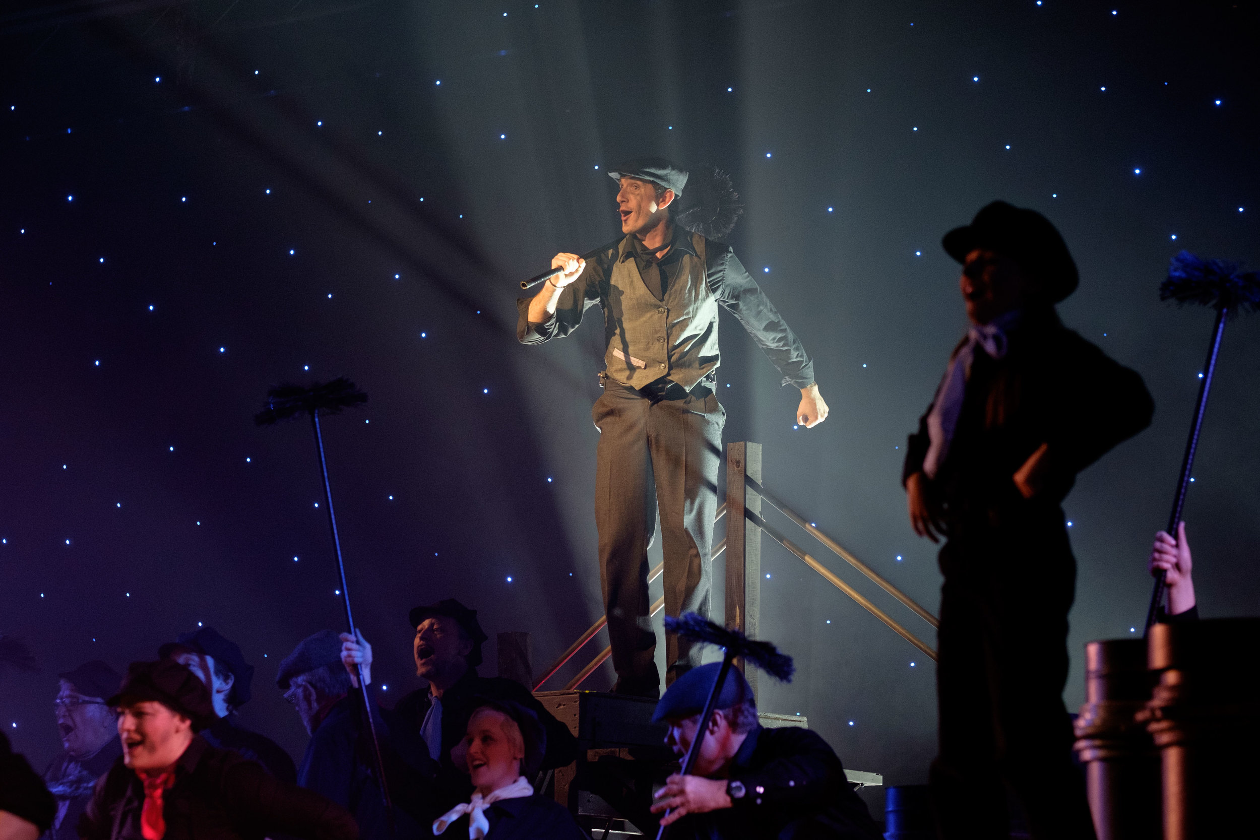  A theatre production photograph by Scott Williams of the stage production of Mary Poppins by The Community Players of New Hamburg in Ontario, Canada. 