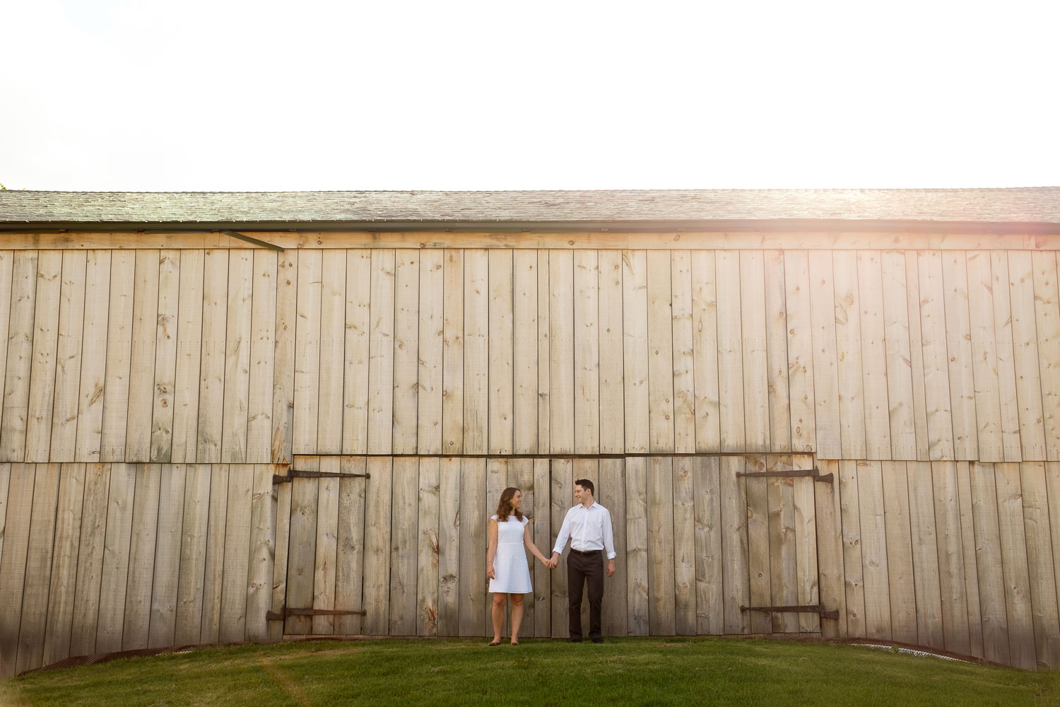  A photograph from Jennifer + Andrew's pre- wedding engagement session at the Markham Museum in Markham, Ontario by Toronto Wedding Photographer Scott Williams. 