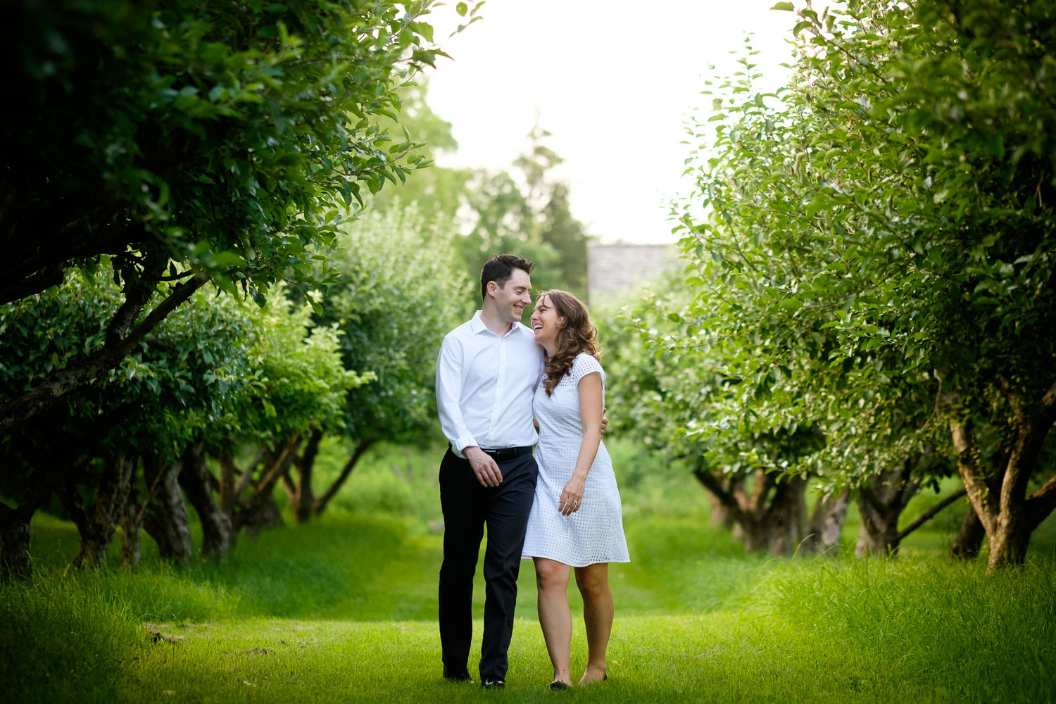 A photograph from Jennifer + Andrew's pre- wedding engagement session at the Markham Museum in Markham, Ontario by Toronto Wedding Photographer Scott Williams.