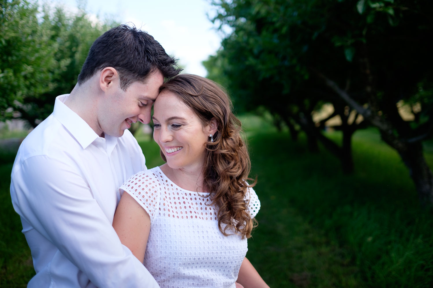 A photograph from Jennifer + Andrew's pre- wedding engagement session at the Markham Museum in Markham, Ontario by Toronto Wedding Photographer Scott Williams.