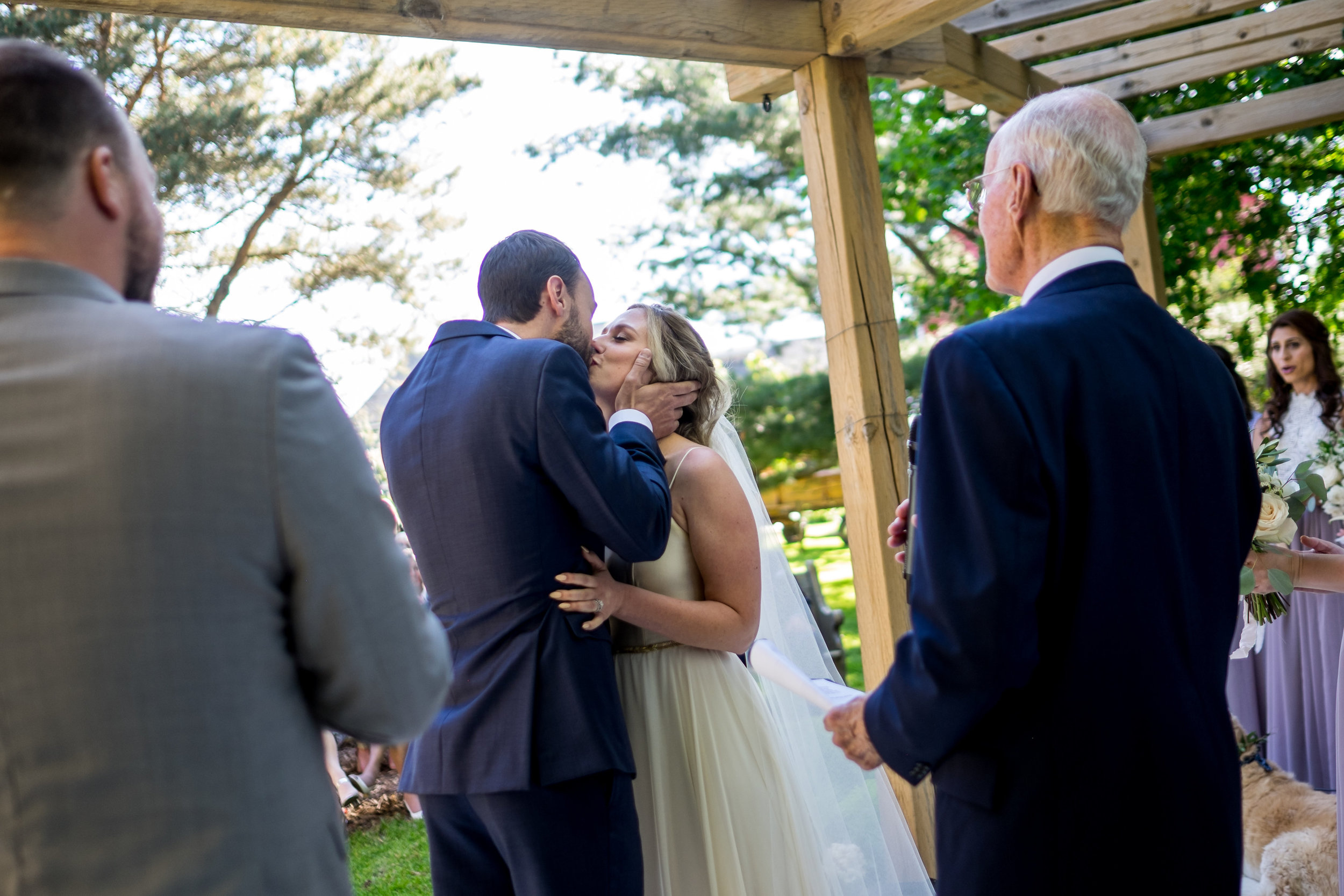  &nbsp;A wedding photograph from Brad + Alana's wedding at the Honsberger Estate in Niagara on The Lake that Scott second shot for Caitlin Lavoie. 