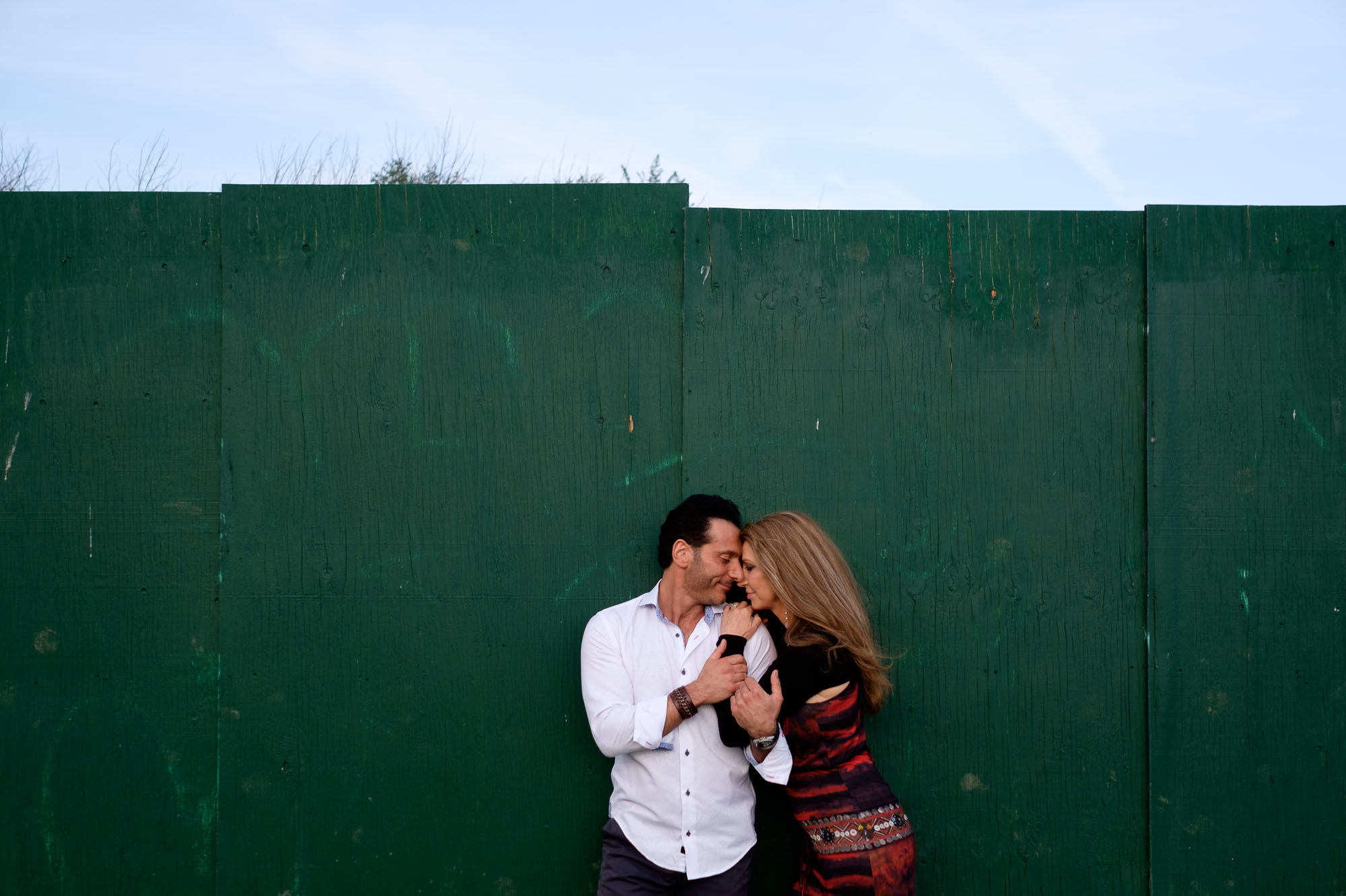  An engagement picture by Scott Williams of Cindy + Enrico at the R.C. Harris Water Treatment plant in the beaches neighbourhood in Toronto. 