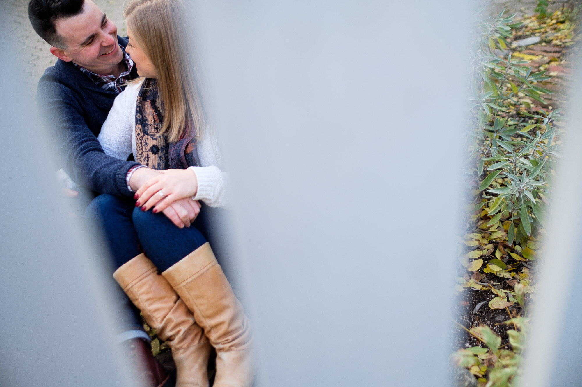  Engagement photographs of Emily + Aaron from their engagement session at Riverdale Farm in Toronto by Toronto wedding photographer Scott Williams. These two are getting married at Archeo in Toronto’s distillery district this winter. 