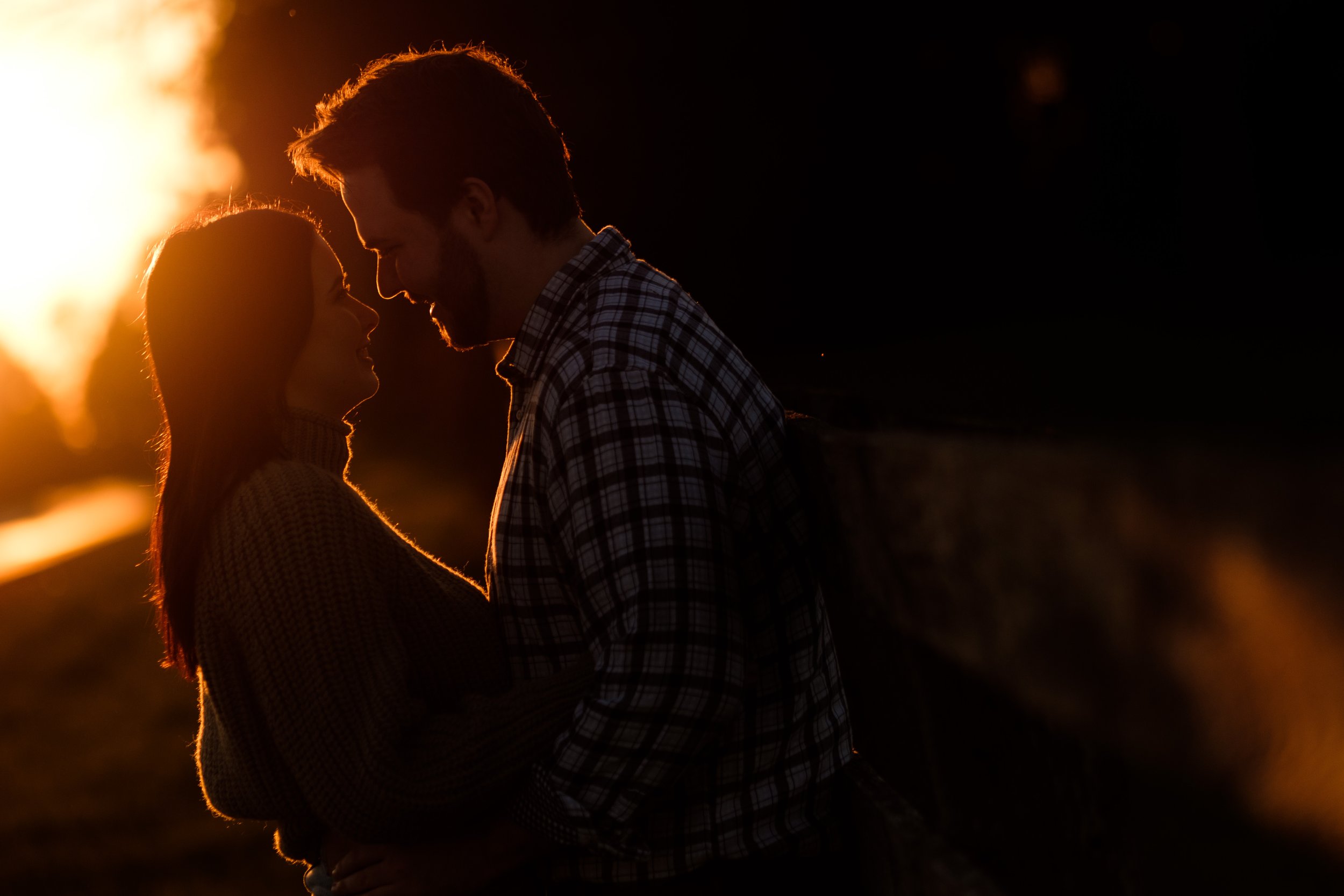  A colour engagement photograph from Megan and Joshua’s engagement session at a nature trail in Cambridge, Ontario by Toronto wedding photographer Scott Williams. 