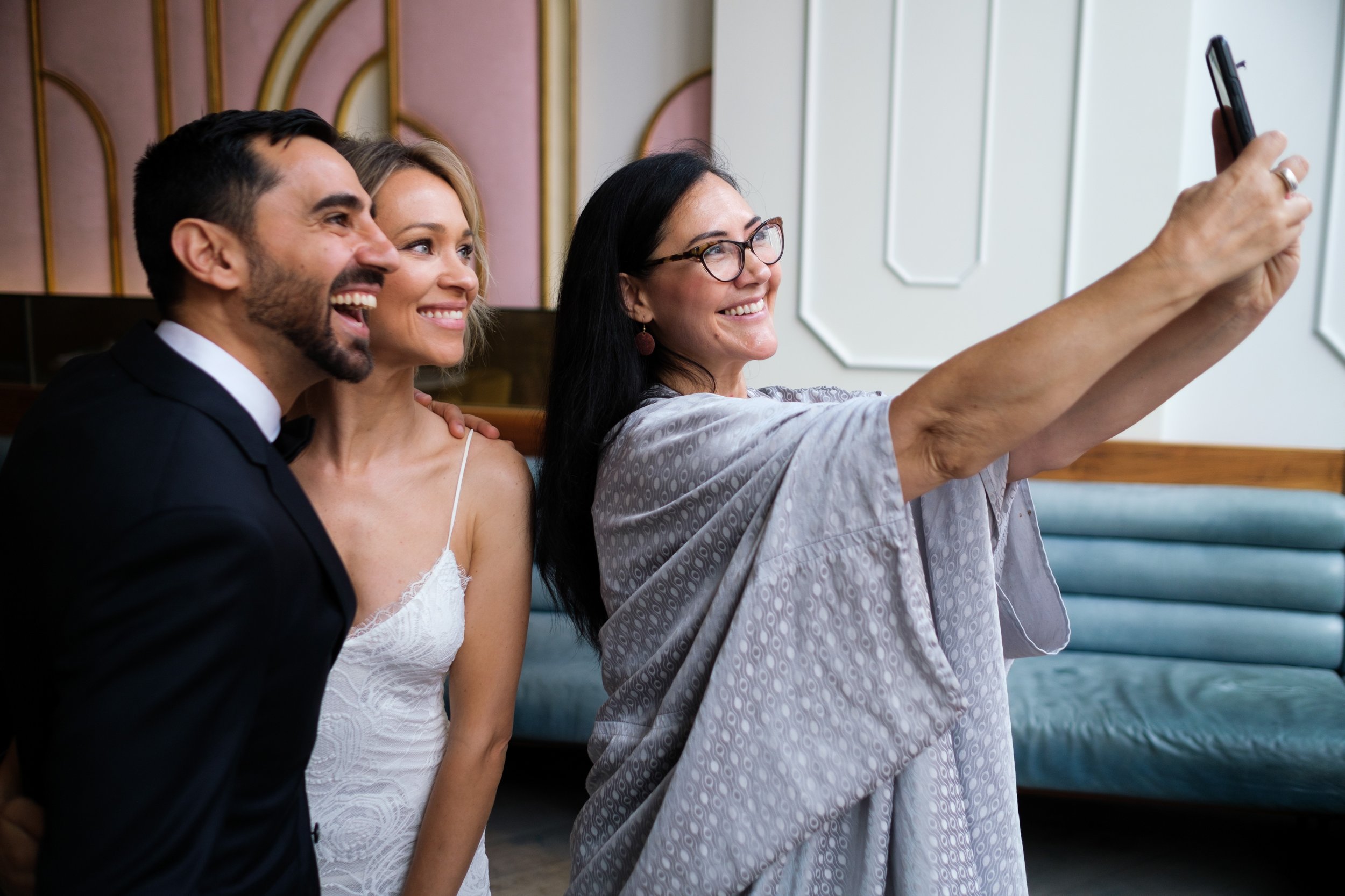  A wedding photograph from Kristina + Amin’s restaurant elopement at Oretta King West in Toronto’s entertainment district by Toronto wedding photographer Scott Williams (www.scottwilliamsphotographer.com) 