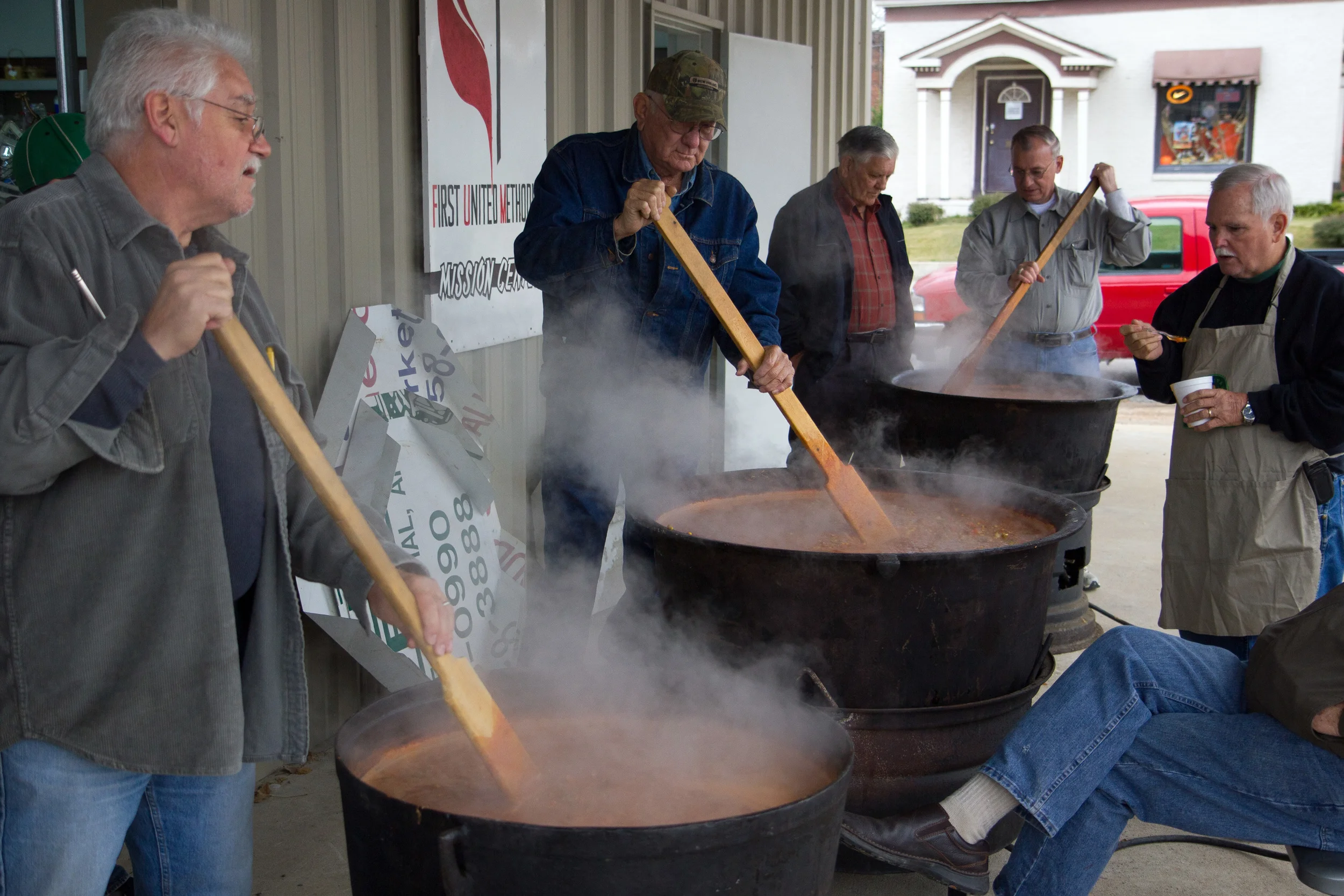 The Methodist Men's Annual Stew Fundraiser.