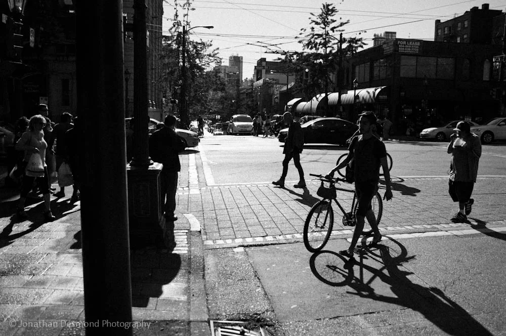 It was a sunny day and I really wanted to make use of the shadows. 