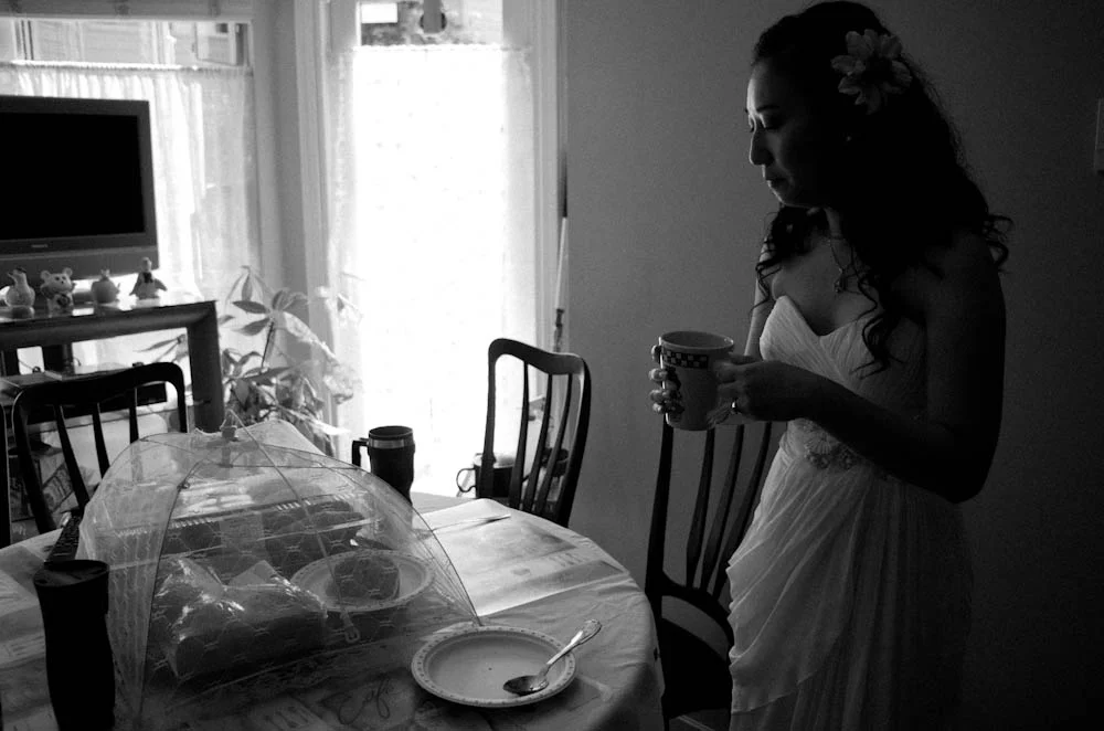 One of my personal favorites from the set. Monica takes a moment to relax before the day continues onward.