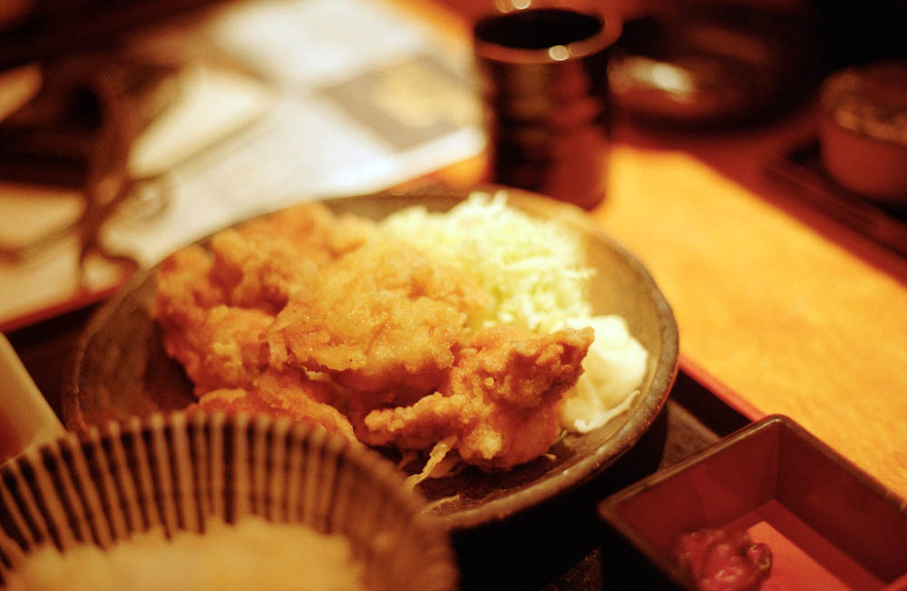 Roppongi (Tokyo Midtown), Tokyo - One of our many amazing Japanese meals. The chicken karaage here was delicious!