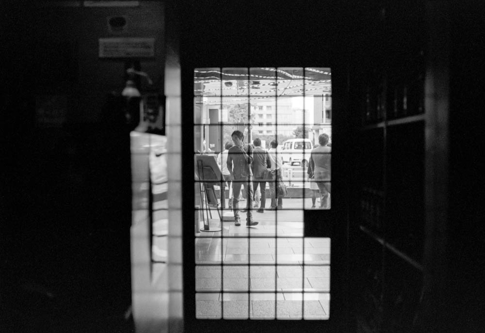 Roppongi (Tokyo Midtown), Tokyo - Taken from inside the restaurant where we had the chicken karaage.